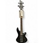 Used Schecter Guitar Research Stiletto Stealth 4 Black Electric Bass Guitar thumbnail