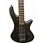 Used Schecter Guitar Research Stiletto Stealth 4 Black Electric Bass Guitar