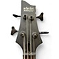 Used Schecter Guitar Research Stiletto Stealth 4 Black Electric Bass Guitar