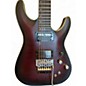 Used Schecter Guitar Research C1 Platinum FR S Satin Crimson Red Burst Solid Body Electric Guitar thumbnail