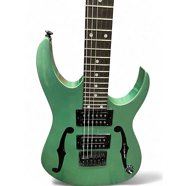 Used Ibanez PGM MIKRO Green Solid Body Electric Guitar