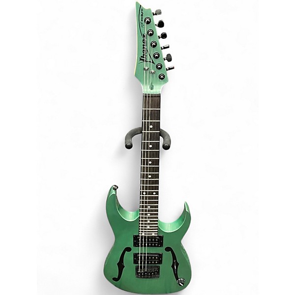 Used Ibanez PGM MIKRO Green Solid Body Electric Guitar