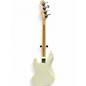 Used Squier Affinity Jazz Bass White Electric Bass Guitar
