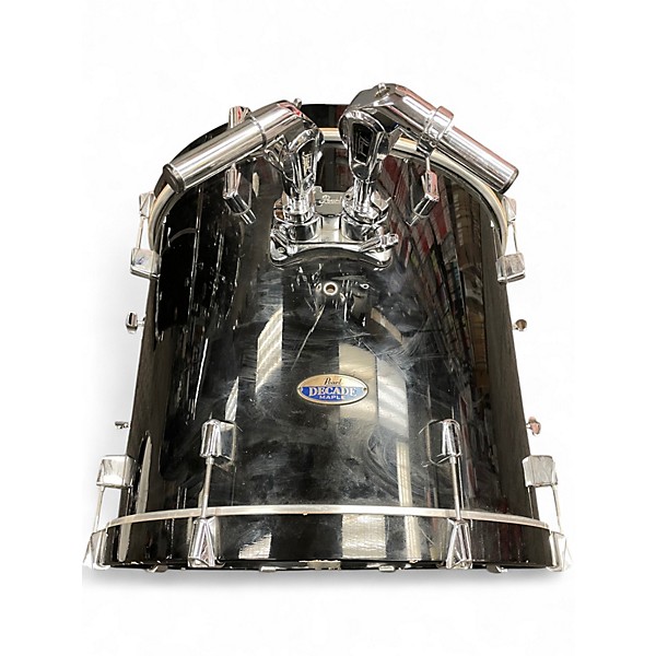 Used Pearl 5 Piece Decade Maple Black Drum Kit