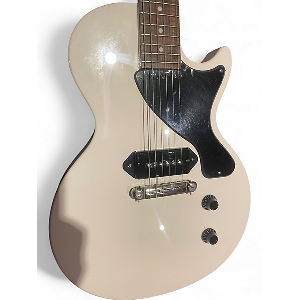 Used Epiphone BILLIE JOE ARMSTONG LES PAUL JR Alpine White Solid Body Electric Guitar