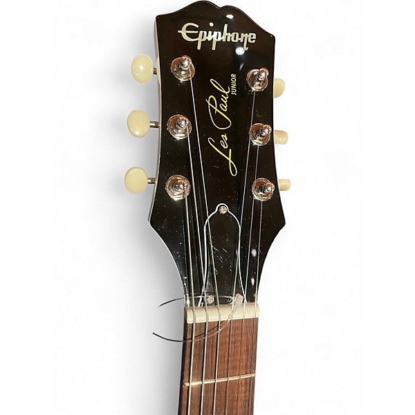 Used Epiphone BILLIE JOE ARMSTONG LES PAUL JR Alpine White Solid Body Electric Guitar