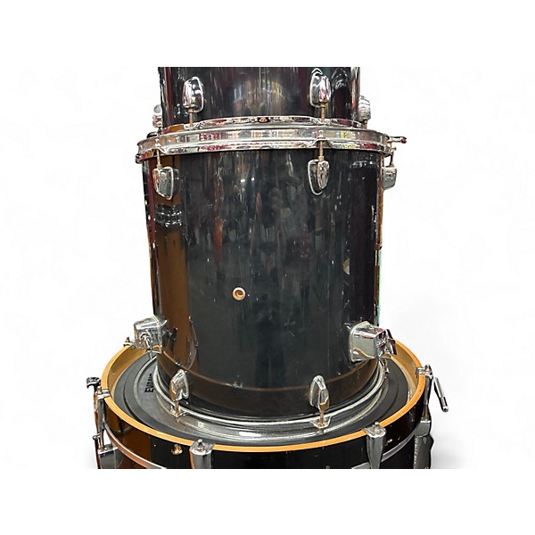 Used Mapex 4 Piece V SERIES Black Drum Kit