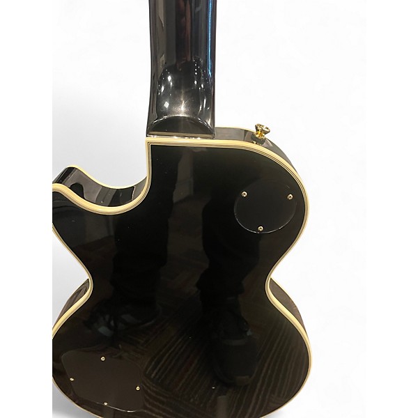 Used Epiphone Les Paul Custom BLACK Solid Body Electric Guitar