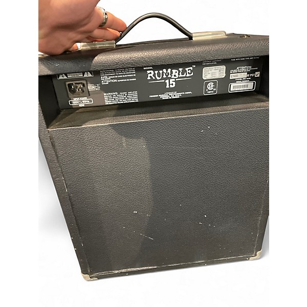 Used Fender Rumble 15 15W 1X8 Bass Combo Amp