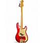 Used 2010s Fender Select Precision Bass Candy Apple Red Electric Bass Guitar thumbnail