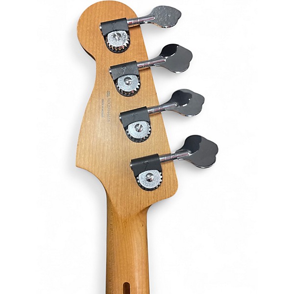 Used 2010s Fender Select Precision Bass Candy Apple Red Electric Bass Guitar