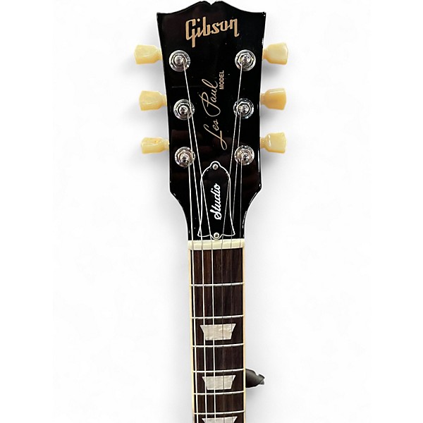 Used 2024 Gibson Les Paul Studio Cherry Sunburst Solid Body Electric Guitar