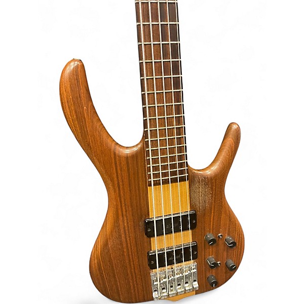 Used Ken Smith BSR5 5 String Natural Electric Bass Guitar