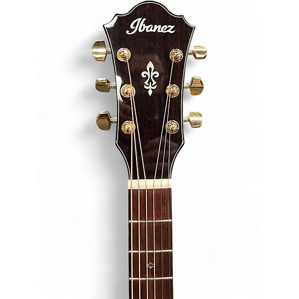 Used Ibanez AE340 Mahogany SUNBURST Acoustic Electric Guitar