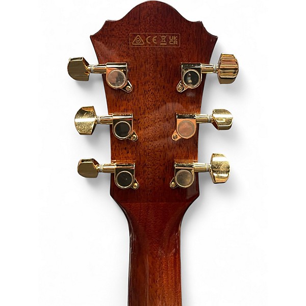 Used Ibanez AE340 Mahogany SUNBURST Acoustic Electric Guitar