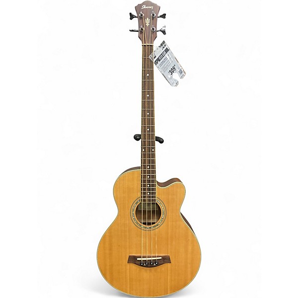 Used Ibanez AEB10 NATURAL Acoustic Bass Guitar