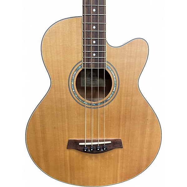 Used Ibanez AEB10 NATURAL Acoustic Bass Guitar