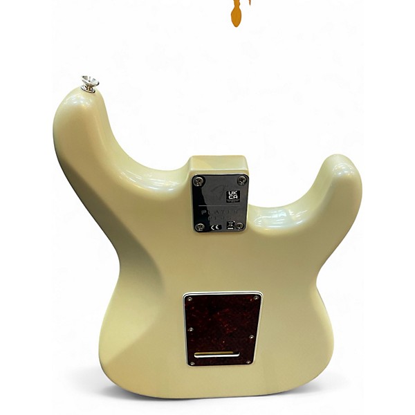 Used Fender Player Plus Stratocaster Olympic Pearl Solid Body Electric Guitar