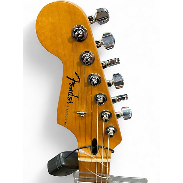 Used Fender Player Plus Stratocaster Olympic Pearl Solid Body Electric Guitar