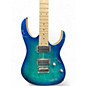 Used Ibanez RG421AHM Trans Blue Solid Body Electric Guitar thumbnail