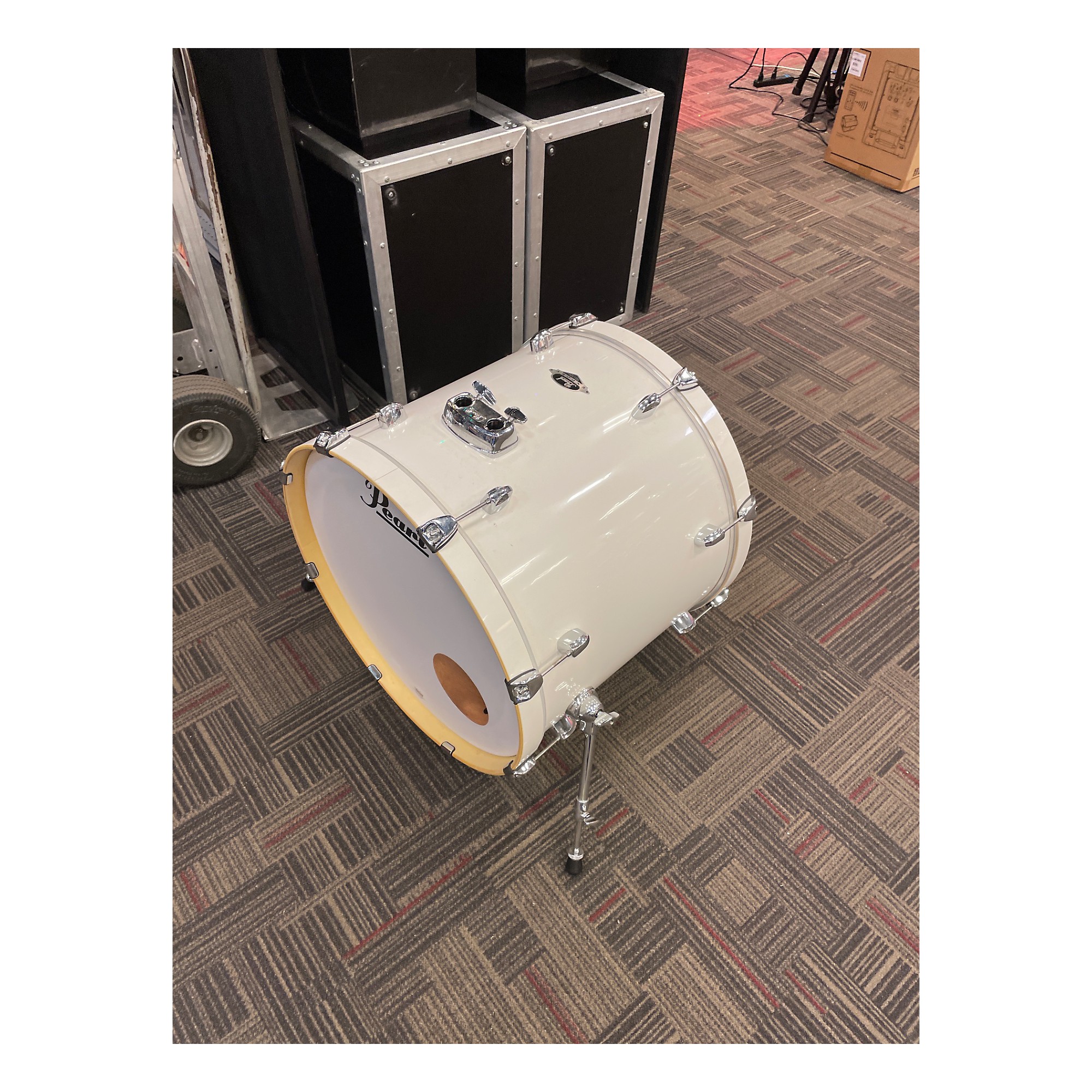 Used Pearl 22in EXPORT STANDARD KICK SLIPSTREAM WHITE Drum