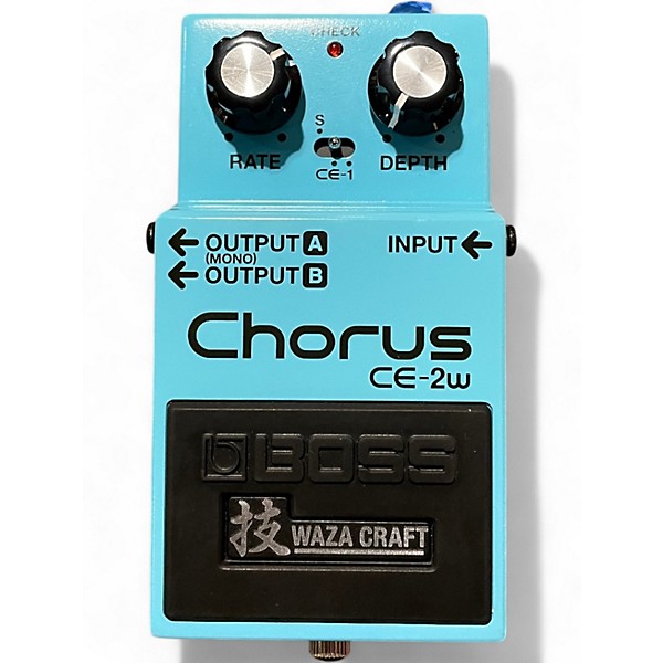 Used 2025 BOSS CE2W Waza Craft Chorus Effect Pedal