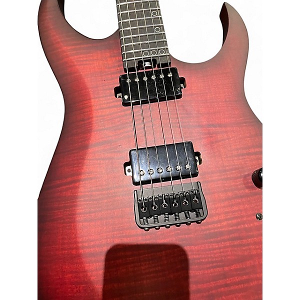 Used Schecter Guitar Research SUNSET EXTREME 6  Trans Crimson Red Solid Body Electric Guitar