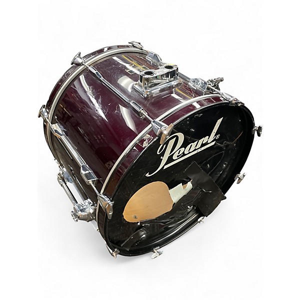 Used Pearl 4 Piece Export Red Drum Kit