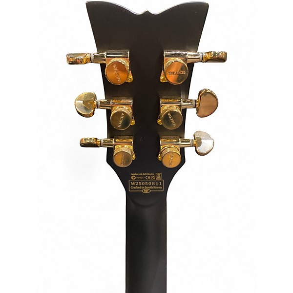 Used Schecter Guitar Research SOLO II CUSTOM MATTE BLACK Solid Body Electric Guitar