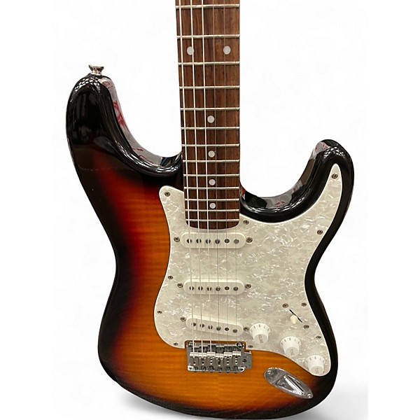 Used Squier Standard Stratocaster Sunburst Solid Body Electric Guitar