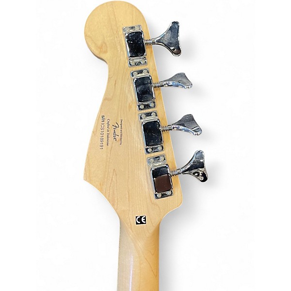 Used Squier BRONCO BASS Black Electric Bass Guitar