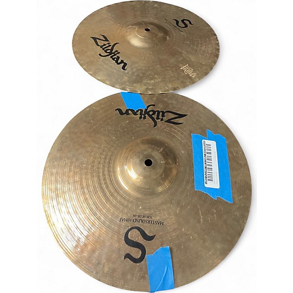 Used Zildjian 14in S Family Mastersound Hi-Hats Pair Cymbal