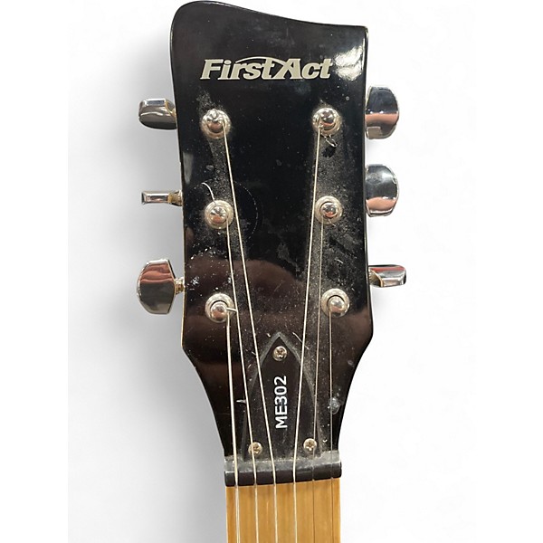 Used First Act ME302 Vintage Yellow Solid Body Electric Guitar