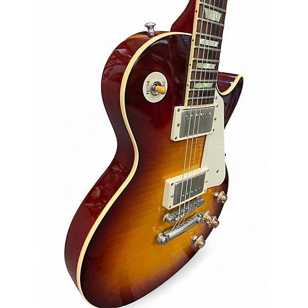 Used 2014 Gibson LPR9 1959 Les Paul Reissue ICED TEA BURST Solid Body Electric Guitar