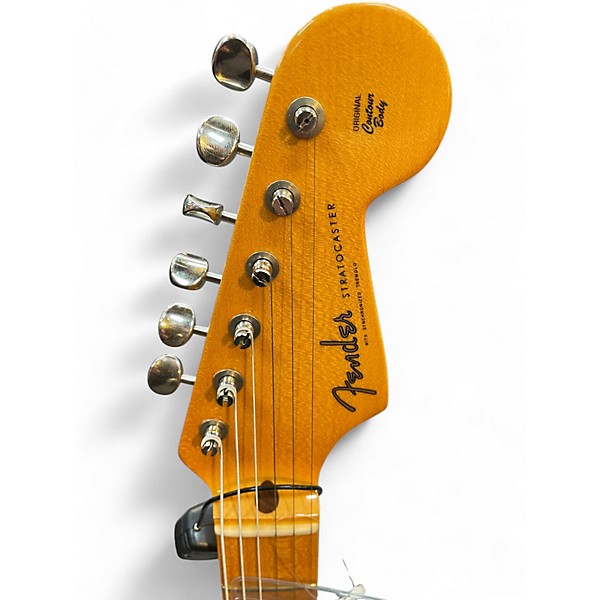 Used Fender Eric Johnson Stratocaster WHITE Solid Body Electric Guitar