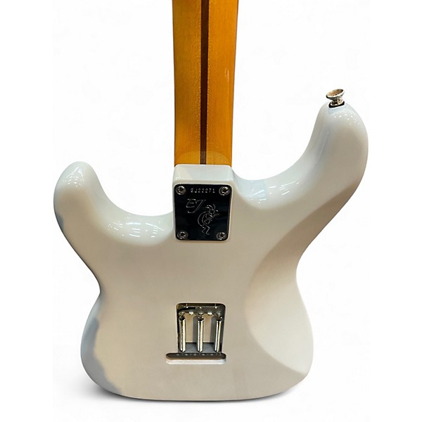 Used Fender Eric Johnson Stratocaster WHITE Solid Body Electric Guitar