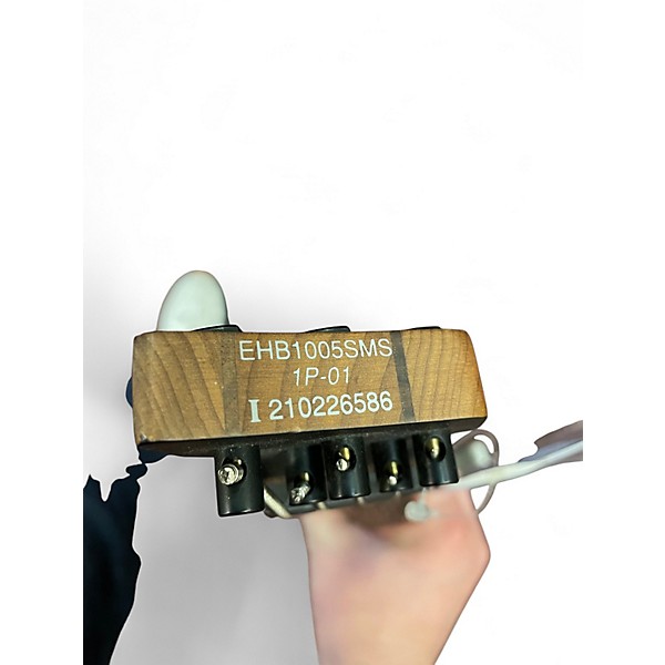 Used Ibanez EHB1005SMS Metallic Gray Electric Bass Guitar