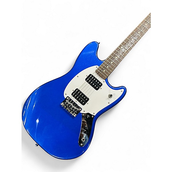 Used Squier Bullet Mustang HH Blue Solid Body Electric Guitar