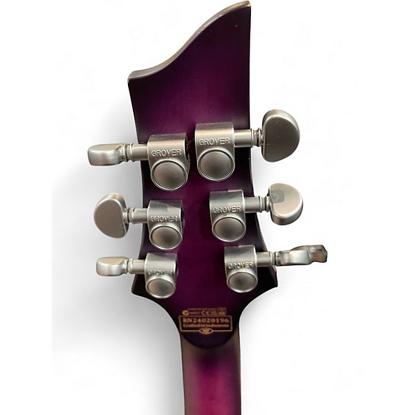Used Schecter Guitar Research C1 Platinum Purple Solid Body Electric Guitar