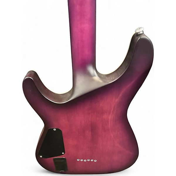 Used Schecter Guitar Research C1 Platinum Purple Solid Body Electric Guitar