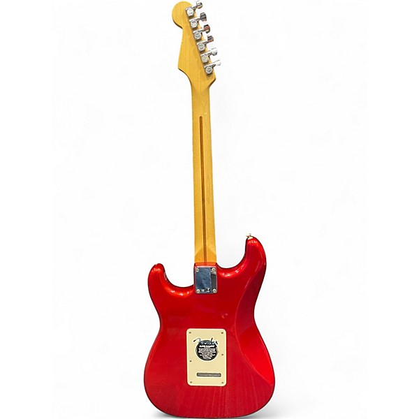 Used 2007 Fender Standard Stratocaster Candy Apple Red Solid Body Electric Guitar