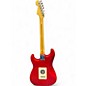 Used 2007 Fender Standard Stratocaster Candy Apple Red Solid Body Electric Guitar