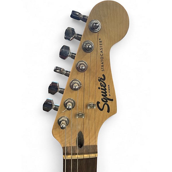 Used Squier Bullet Stratocaster White Solid Body Electric Guitar