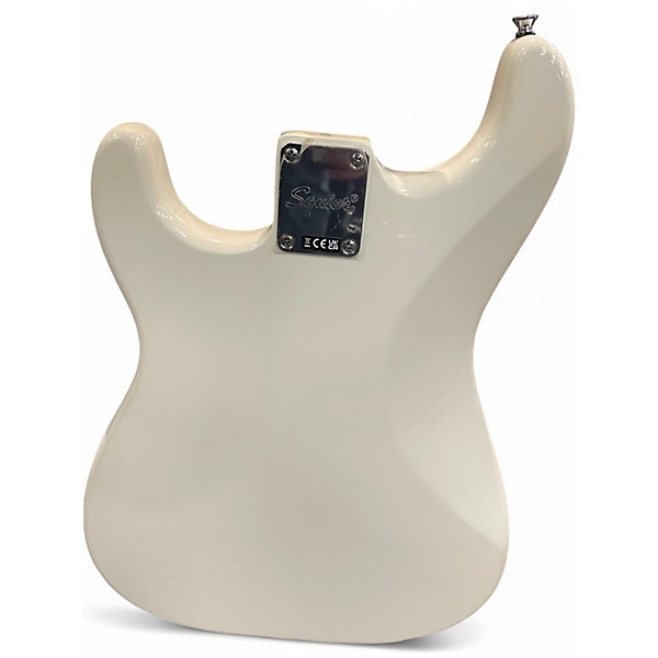 Used Squier Bullet Stratocaster White Solid Body Electric Guitar