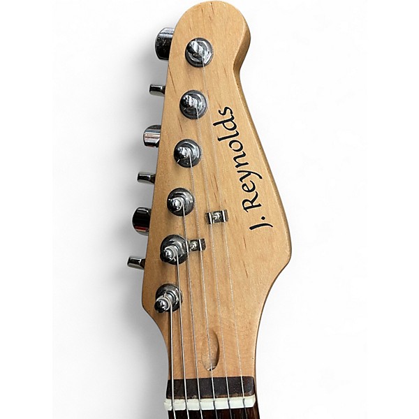 Used J. Reynolds JR6 Trans Crimson Red Solid Body Electric Guitar