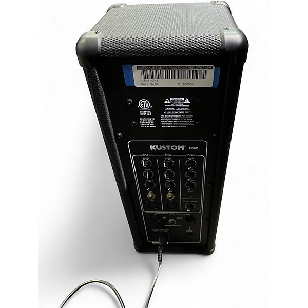 Used Kustom PA PA50 Powered Speaker