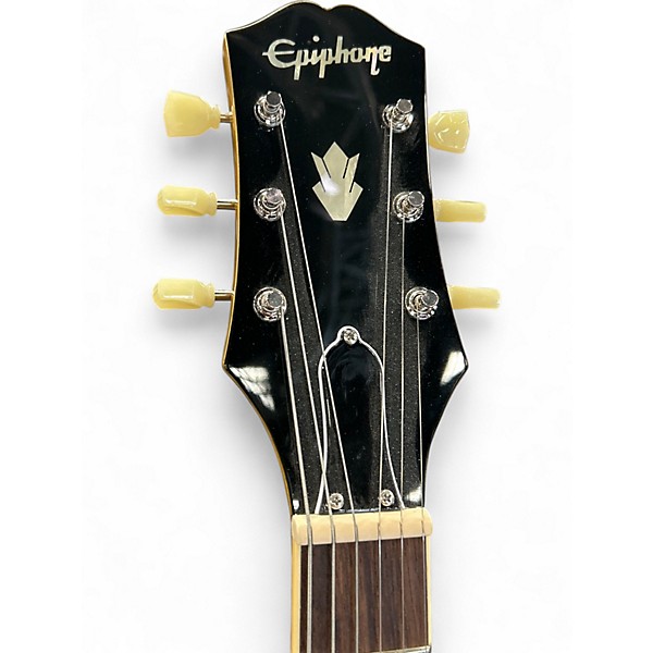 Used Epiphone ES335 Gold Hollow Body Electric Guitar