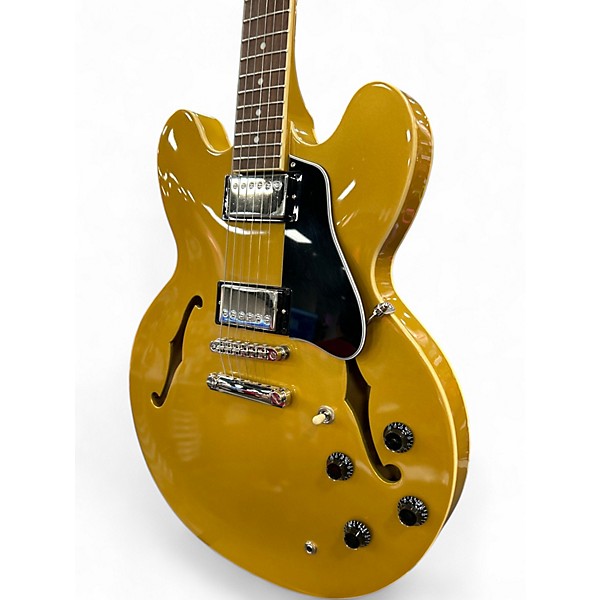 Used Epiphone ES335 Gold Hollow Body Electric Guitar