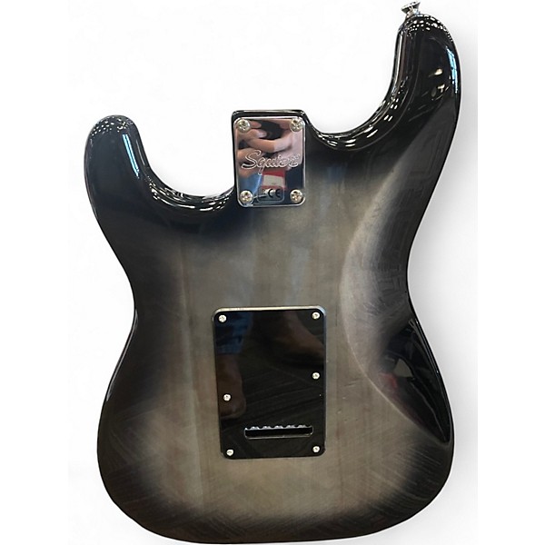 Used 2021 Squier AFFINITY STRATOCASTER HSS FMT FLAME BLACK BURST Solid Body Electric Guitar