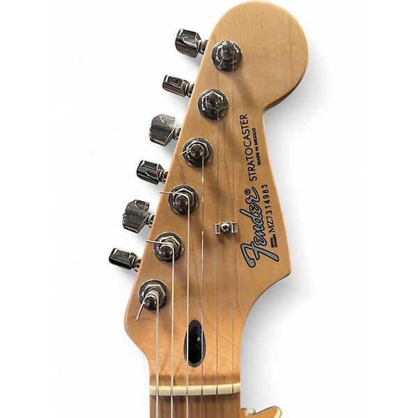 Used Fender Standard Stratocaster HSS Black Solid Body Electric Guitar